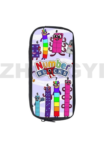 1 Numara Stili 3D Numberblocks Makyaj Çantası Kalem Kutusu Anime Okul Malzemeleri Numarası Blokları Karikatür Kalem Çantaları Kırtasiye Çantası Kalem Çanta Düzenleyici (Yurt Dışından) indirimleri