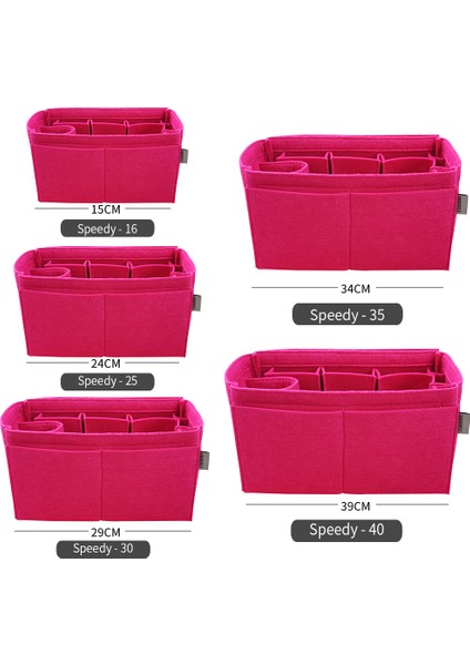 Açık Mavi Tarzı Speedy-16 Için Speedy 16 25 30 35 40 Çanta Ekleme Organizatör Çanta Ekleme Organizatör Çanta Şekillendirici Çanta Liner-2-3mm Premium Keçe (El Yapımı/20 Renk) (Yurt Dışından) modelleri