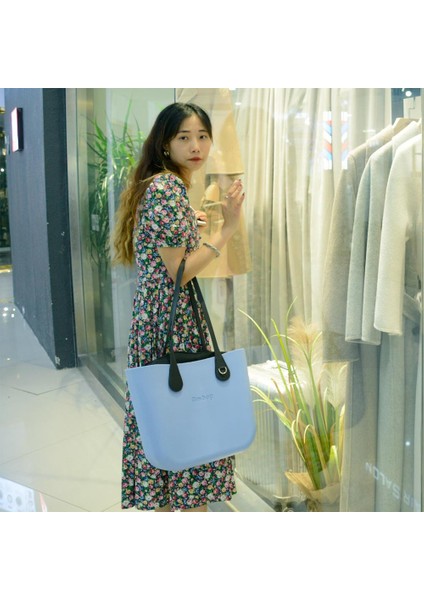 Pink Grey Mini Style Hot Selling Inner Organizer Zipper-Up Pocket For Classic Mini Obag Canvas Insert With Waterproof Coating For O Bag Accesorios (Yurt Dışından) modelleri