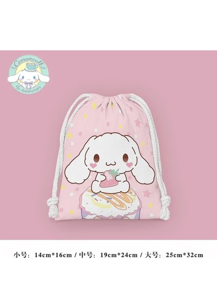No.41 Tarzı 25X32CM Orijinal Sanrio Ipli Çanta Kulomamoroll Karikatür Baskı Yüksek Kapasiteli Ipli Sırt Çantası Taşınabilir Saklama Çantası Hediyeler (Yurt Dışından)