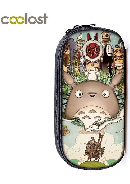 QBBTOTORO02 Stili Karikatür Totoro Uzakta Kozmetik Çantası Sevimli Kalem Çantası Erkek Kız Kalem Kutusu Çocuklar Kalem Kutusu Çocuk Kırtasiye Çantaları (Yurt Dışından)