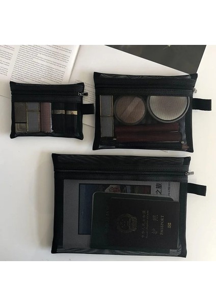 M Tarzı Kadın Örgü Kozmetik Çantası Seyahat Çantası Makyaj Çantası Organizatör Kadın Makyaj Çantası Taşınabilir Küçük Büyük Tuvalet Güzellik Çantası (Yurt Dışından) fiyatları