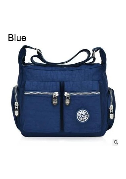 Mavi Stil Kadın Üst-Kolu Omuz Çantası Tasarımcı Çanta Ünlü Naylon Kadın Günlük Alışveriş Tote Hobos Crossbody Çanta Messenger Çanta (Yurt Dışından)