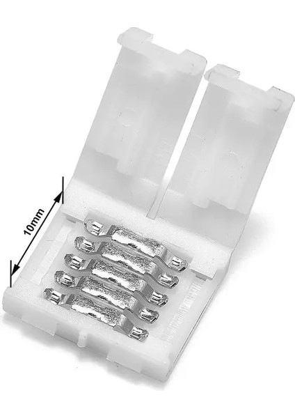 T Tipi Tarzı 20 Adet LED Konektörü LED Şerit Lehimsiz IP20 Pın Ltx Şekli Köşe Konektörü Smd Rgb Rgbw LED Şerit Işığı (Yurt Dışından)