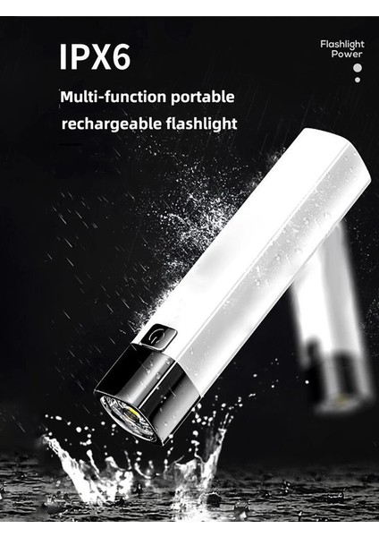 Beyaz Aierwill A77 Mini Taşınabilir Süper Parlak Ipx6 Su Geçirmez Küçük Ev Uzun Menzilli Dış Aydınlatma LED Güçlü Işık El Feneri (Yurt Dışından) modelleri