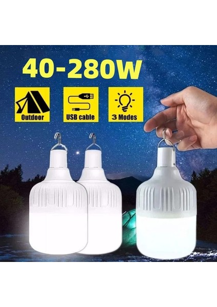40W Taşınabilir Çadır Lambası Pil Fener Barbekü Kamp Işık Açık Ampul USB LED Acil Durum Işıkları Veranda Sundurma Bahçe Için (Yurt Dışından) fırsatları