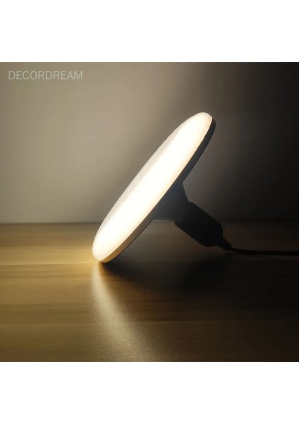 30W Tarzı Beyaz Ev Ufo LED Ampul Ampuller LED Ampuller 20W 30W 50W 60W LED Bombilla Masa Masa Lambası Yedek Iç Aydınlatma Sıcak Beyaz (Yurt Dışından)