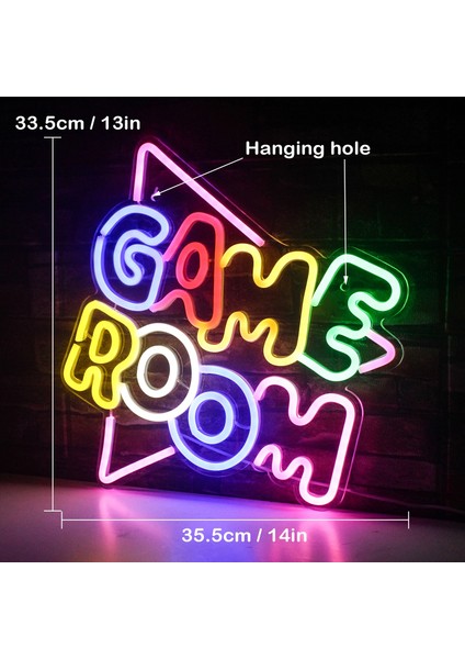5W Tarzı 32X18CM Ineonlife Neon Tabelalar Işık Ev Bira Bar Pub Rekreasyon Oyun Odası Duvar Dekor Parti Doğum Günü Yatak Odası Başucu Masa Oyun Çocuk Hediye (Yurt Dışından)