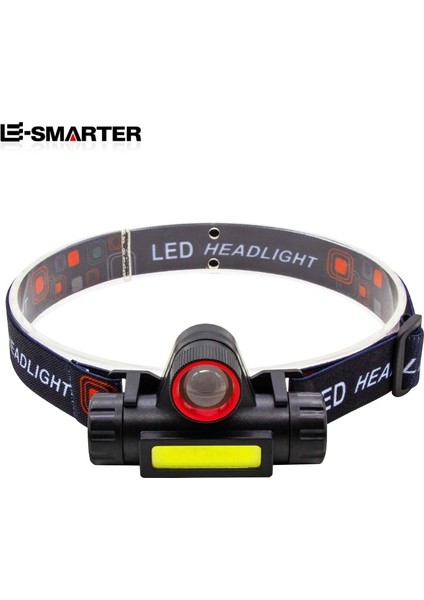 101 Yakınlaştırma Su Geçirmez LED Far Cob Çalışma Işığı Mıknatıslı USB Far ile 2 Mod Balıkçılık, Kampçılık Vb. Için Dahili Pil Takımı. (Yurt Dışından)