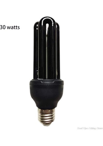 3U-30W Ultraviyole Siyah Işık Uv Lamba Ampulü E27BASE Enerji Tasarruflu 220VWW 365NM Sahne Için Standart Aydınlatmanın Değiştirilmesi (Yurt Dışından)