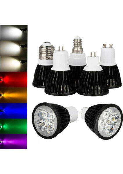 15W Tarzı Yeşil Kısılabilir LED Spot Işığı E26 E27 E14 GU10 MR16 Gu5.3 9W 12W 15W Siyah Lamba Ampul Aydınlatma Av 220V Dc 12V LED Lampada (Yurt Dışından) fiyatları