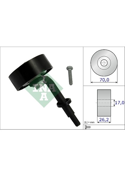 Alternator Gergı Rulmanı Bmw M47N M57N E46 E60 E64 E65 E90 E92 E83 E53 11287786881-11287807021