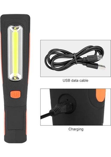 C Cob LED Çalışma Işığı Koçanı Işıklandırmalı Ah Şarj Edilebilir Lamba LED Taşınabilir Manyetik Işık Kancası Su Geçirmez Parlama El Feneri (Yurt Dışından) indirimleri