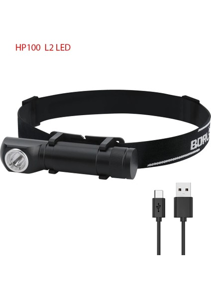 HP100 Boruit V5 LED 1000LM Far 3 Modlu Su Geçirmez El Feneri Kullanımı Pil Baş Feneri Kamp Avcılık Güçlü Far (Yurt Dışından)
