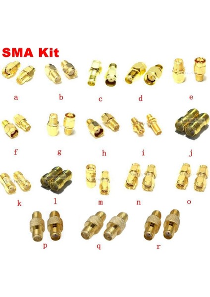 D Tarzı Ma Sma Erkek Dişi Düz Konnektör Rpsma Rp-Sma Erkek Adaptör Rf Wıfı Gps 4g Gsm Anteni (Yurt Dışından)