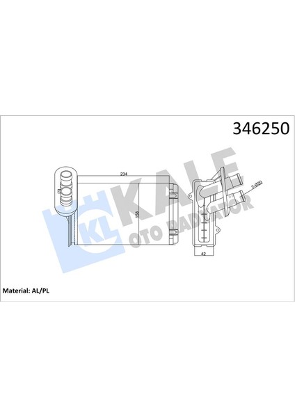 Kalorifer Radyatörü A3-Caddy-Golf-Jetta-Polo-Ibıza-Cordoba-Octavıa-1.4-1.6-1.8-1.9tdı-2.0 23