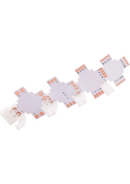 Bağlayıcı Stili 10 Parça LED Şerit Konektörü Pın Köşe Lx Şekli Ücretsiz Lehimleme Rgb LED Işıklar W WS2812B Için Kolay Kullanım (Yurt Dışından)