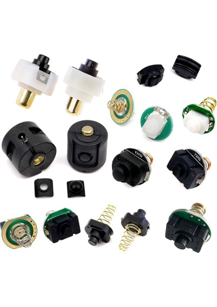 P Tarzı Çeşitli LED El Feneri Torch Switb 502B C8 Basma Düğmesi Tıklayın Clicky Anahtar Modülü Fener Işığı Dıy Parçaları Yan Kuyruk Anahtarı (Yurt Dışından) fiyatları