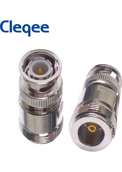 Cleqee 1 Adet Bnc Erkek Fiş N Tipi Dişi Jack Rf Koaksiyel Konnektör Anten Radyo Adaptörü Düz Tip C (Yurt Dışından)