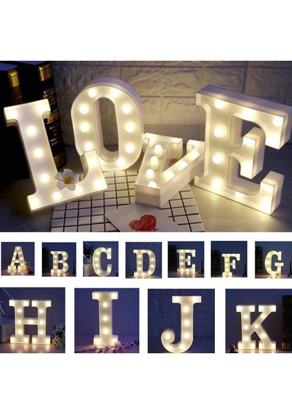 Q Stili No.7 Boyutu Alfabe Mektup LED Gece Işığı Numarası Lambası Doğum Günü Duvar Düğün Parti Yatak Odası Dekorasyon Ev Aksesuarları Sevimli Işık Lambası (Yurt Dışından) fiyatları