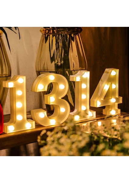 Q Stili No.4 Boyutu Alfabe Mektup LED Işıkları Aydınlık Numarası Lamba Gece Işıkları Yatak Odası Ev Duvar Düğün Parti Festivali Doğum Günü Dekorasyon Için (Yurt Dışından) fiyatları
