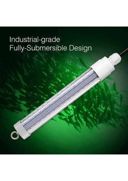 15W-BEYAZ 12V Balıkçı Işığı Smd LED Sualtı Dalgıç Balıkçı Işığı IP68 Lures Bulucu Lamba Karidesleri Çeker Kalamar Krill Işık (Yurt Dışından)