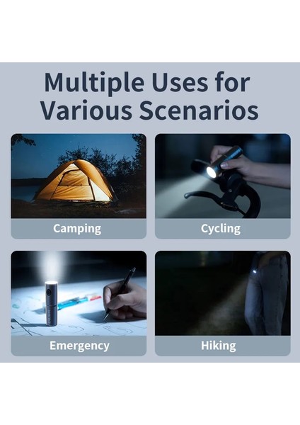 Philm Mini Edc El Feneri 300 Lümen Şarj Edilebilir LED Işık Pil ile Taşınabilir Dış Aydınlatma Kamp Için (Yurt Dışından) fiyatları