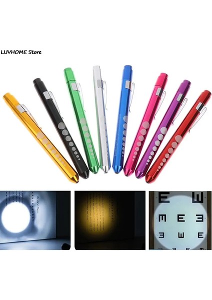 Pp2 LED El Feneri Çalışma Işığı Ilk Yardım Kalem Işık Torch Lambası Öğrenci Ölçer Ölçüm Taşınabilir Tıbbi Kalem Işığı (Yurt Dışından) fiyatları