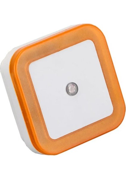 Beyaz Stil Sarı Işık Sensörü Otomatik Kontrol Mini Gece Lambası Ab Abd Tak Yenilik Kare Bebek Çocuk Yatak Odası Lambası Ay Romantik Renkli Işıklar Ampuller (Yurt Dışından)