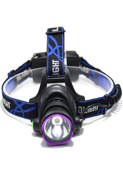 G 5000 Lümen Xm-L T6 LED Far Su Geçirmez Avcılık Far Balıkçılık El Feneri Kafa Lamba Işığı + Araç Şarj Cihazı + Şarj Cihazı (Yurt Dışından) modelleri