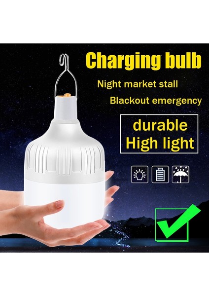 20W Taşınabilir Çadır Lambası Pil Fener Barbekü Kamp Işık Açık Ampul USB LED Acil Durum Işıkları (Yurt Dışından) modelleri