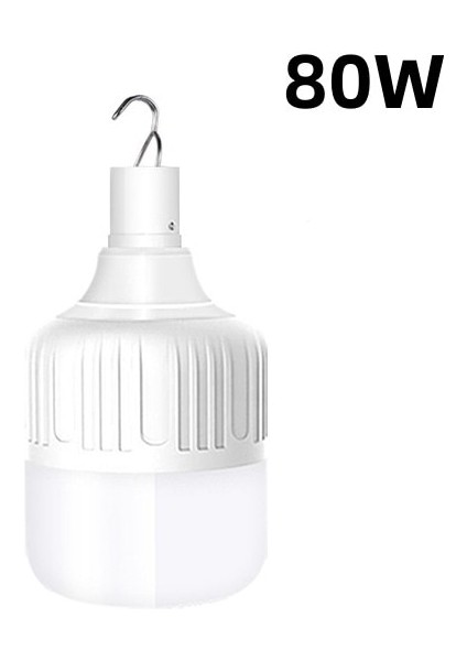 80W 230 W Taşınabilir Çadır Lambası Pil Fener Barbekü Kamp Işık Açık Ampul USB LED Acil Durum Işıkları Veranda Sundurma Bahçe Için (Yurt Dışından)