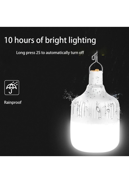 200W Taşınabilir LED Işıklar Kamp Işık Şarj Edilebilir Kamp Fener Acil Işık Tente Familiale Balıkçılık El Feneri Kamp Ampul (Yurt Dışından) fırsatları