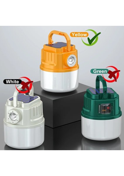 Sarı Ah Teleskop Yakınlaştırma Kamp Işığı Güneş Enerjili Kamp Feneri USB Şarj Edilebilir Taşınabilir El Fenerleri Çadır Işıkları Çalışma Tamir (Yurt Dışından)