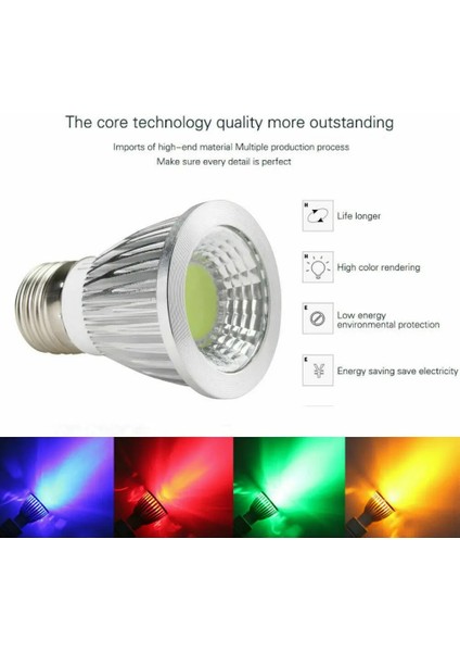 6W Tarzı E27 E12 E14 E27 B22 GU10 Gu5.3 LED Spot Ampul Kısılabilir Cob 6W 9W 12W Enerji Tasarruflu Ultra Parlak Lamba Ev Partisi Ac 110V 220V (Yurt Dışından)
