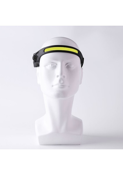 Siyah Stil 5 Adet LED Indüksiyon Far USB Şarjlı Far El Feneri Dahili Pil Baş Feneri Açık Kamp Balıkçılık Fener (Yurt Dışından)