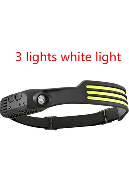 C Yeni Akıllı Indüksiyon Silikon Far LED Vurgulamak Gece Çalışan Balıkçı Işığı Açık Acil Uzun Pil Ömrü (Yurt Dışından)