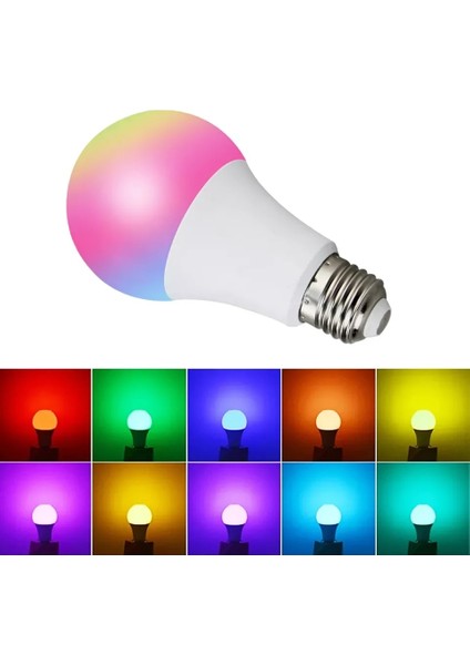 9W Tarzı A19-RGBCW-230V-4PCS Frogbro Tuya Akıllı Ampul E26 E27 LED Rgb Lamba Akıllı Yaşam Uygulaması ile Çalışmak Karartma Akıllı LED Ampul Müzik Ritim ile (Yurt Dışından)