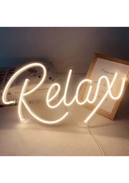 Sarı Pil Relax Neon Burcu Yatak Odası Ofis Man Cave 5 V USB Flex Şeffaf Akrilik Neon Işık Burcu Hediyeler Erkek Kız Için (Yurt Dışından)