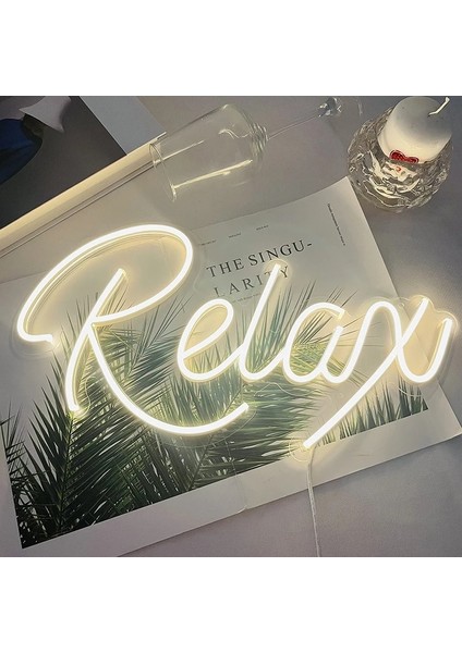 Sarı Pil Relax Neon Burcu Yatak Odası Ofis Man Cave 5 V USB Flex Şeffaf Akrilik Neon Işık Burcu Hediyeler Erkek Kız Için (Yurt Dışından)