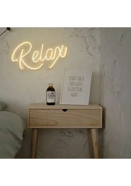 Sarı Pil Relax Neon Burcu Yatak Odası Ofis Man Cave 5 V USB Flex Şeffaf Akrilik Neon Işık Burcu Hediyeler Erkek Kız Için (Yurt Dışından)