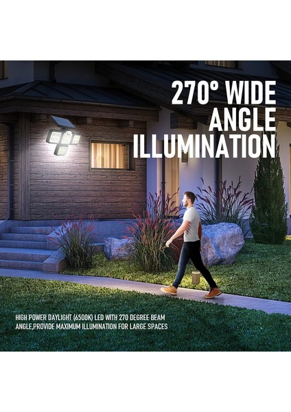 138LED Uyumlu LED Güneş Işıkları Dış Mekan Hareket Sensörü Insan Indüksiyon Ayarlanabilir Kafa IP65 Su Geçirmez Güneş Enerjisi Duvar Lambası (Yurt Dışından)