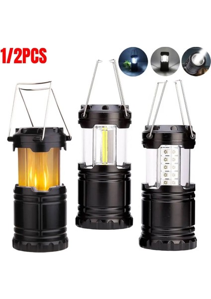 2pcs-Cob Taşınabilir 30 LED Kamp Çadırı Fener Saplı Düşük Güç Tüketimi Balıkçı Işığı Dış Mekan Çalışma Tamir Aydınlatma (Yurt Dışından) fiyatları