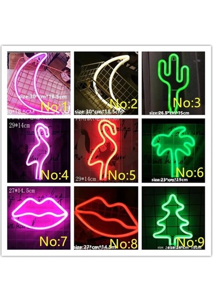 No7 Tarzı B LED Gece Lambası Kabak Duvar Sanat Burcu Işıkları Sanat Burcu Yatak Odası Dekorasyon Renkli Gökkuşağı Burcu Neon Işık Odası Ev Partisi Için (Yurt Dışından)