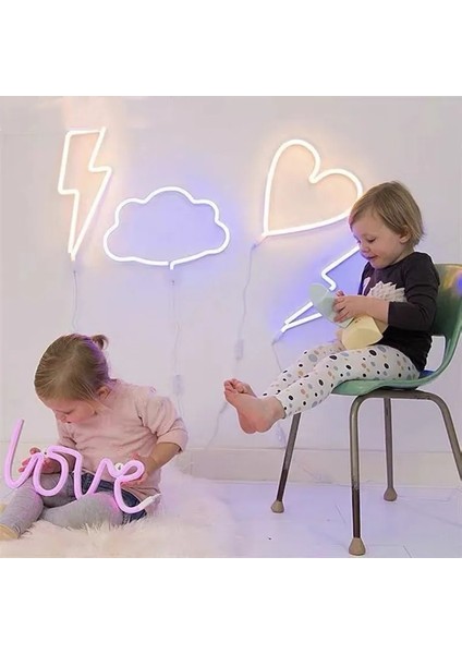 No7 Tarzı B LED Gece Lambası Kabak Duvar Sanat Burcu Işıkları Sanat Burcu Yatak Odası Dekorasyon Renkli Gökkuşağı Burcu Neon Işık Odası Ev Partisi Için (Yurt Dışından)