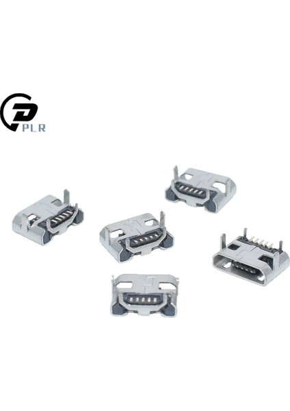 Lot B Tipi Telefon Kuyruk Şarj Konnektörü USB Jakı Dişi Soket Boynuz Mikro USB Konektörü 5 P Dıp Düz Ağız (Yurt Dışından)