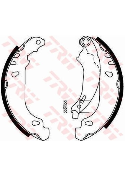 Arka Pabuç Balata P206 1.4i 1.6i 1.4hdi 1.9d 98 02 206 1.4 1.4hdi 09 Abs Siz Araçlar 180