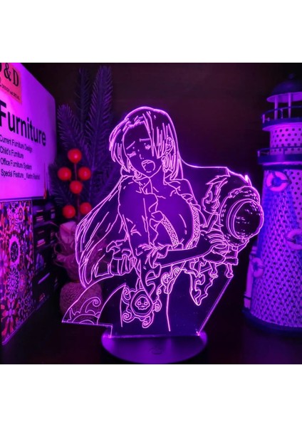 No.18 Stili No.23 Boyutu Tek Parça Luffy Nami Sanji Zoro Ace Chopper 3D Lamba LED Gece Lambası Odası Dekor Nightlights Anime Lampara Dekorasyon Masa Lampe (Yurt Dışından)