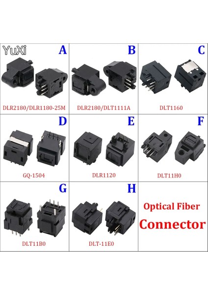 C Tarzı Verici Yuxı Ses Optik Fiber Alıcı Terminal Konektörü DLR21BDLRDL Soketi (Vericialım Ucu) (Yurt Dışından) fiyatları