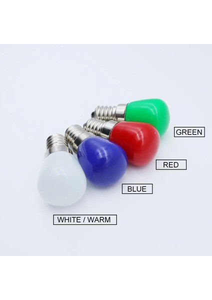 Mavi E14 LED Ampul 3 W Ac 220 V LED Lamba Mini Ampul Buzdolabı Kristal Avizeler Aydınlatma Beyaz Sıcak Beyaz Kırmızı Mavi Yeşil (Yurt Dışından)